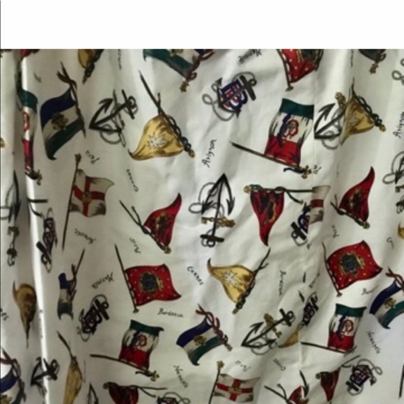 Cottage Tailor World Flags Skirt size 8 Orig Owner Summer - Picture 15 of 16